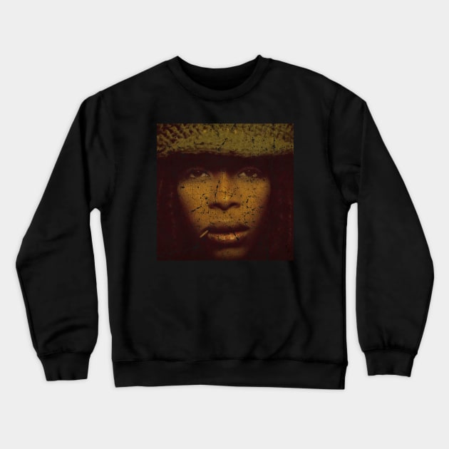 Erykah Badu - VINTAGE Crewneck Sweatshirt by bengkelmarimin